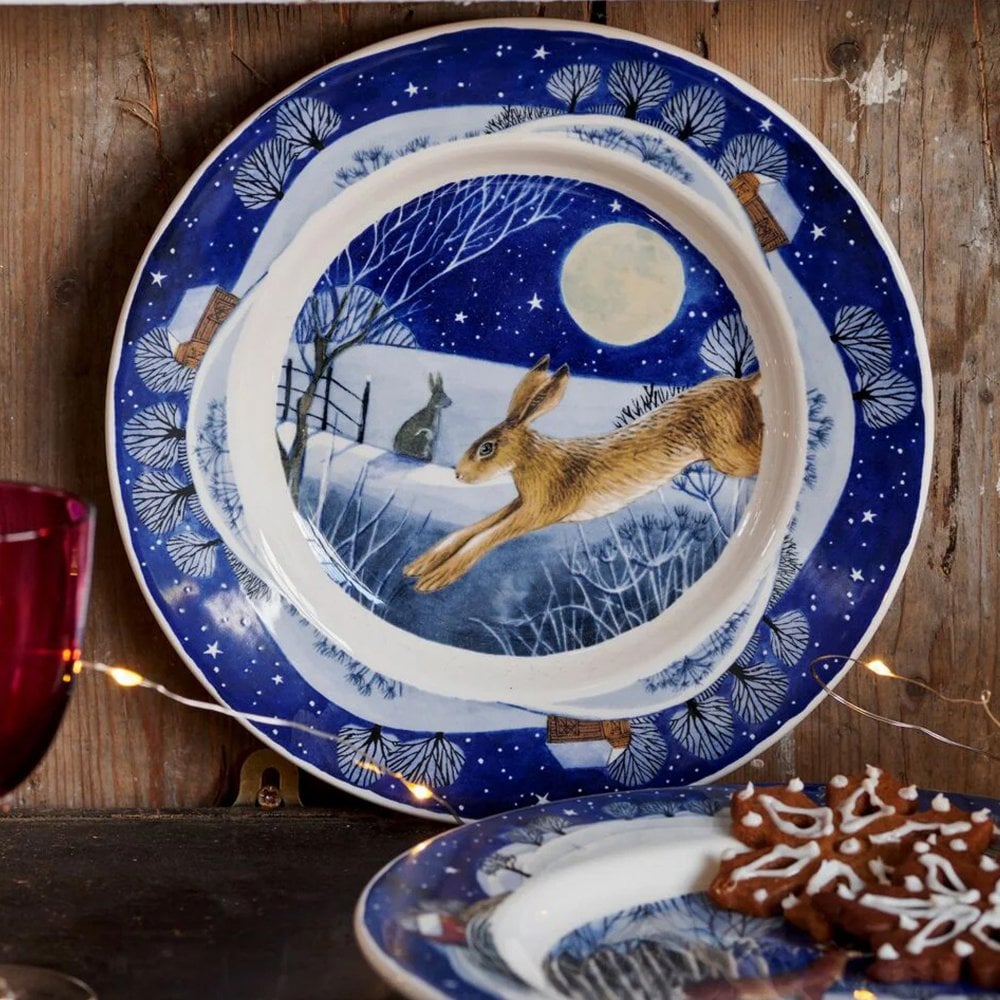 Emma Bridgewater Midnight Hare 8.5 Inch Plate | Cotswold Trading