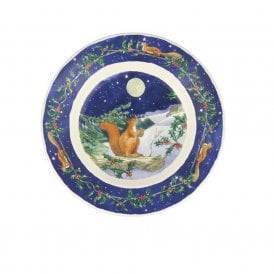 Midnight Squirrel 8.5 Inch Plate