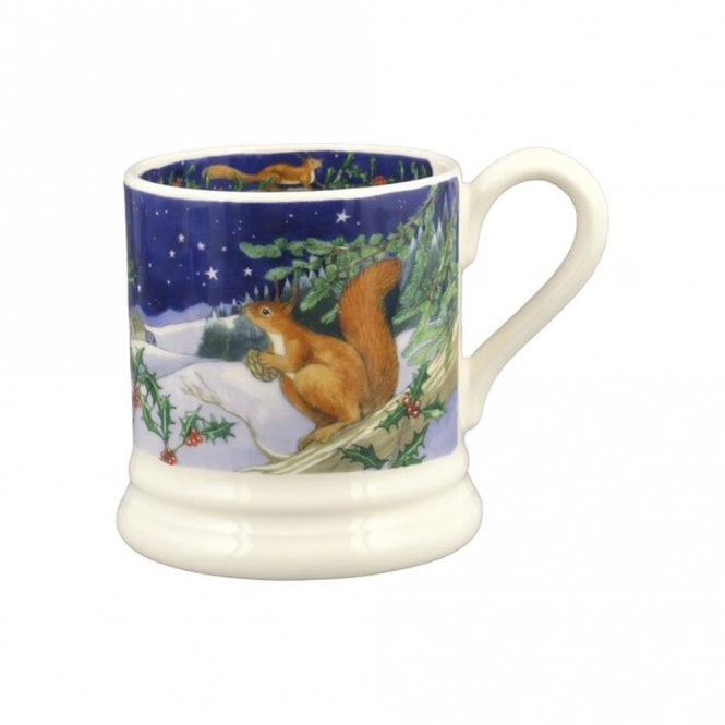 Emma Bridgewater Midnight Squirrel Half Pint Mug
