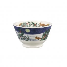Midnight Squirrel Small Old Bowl