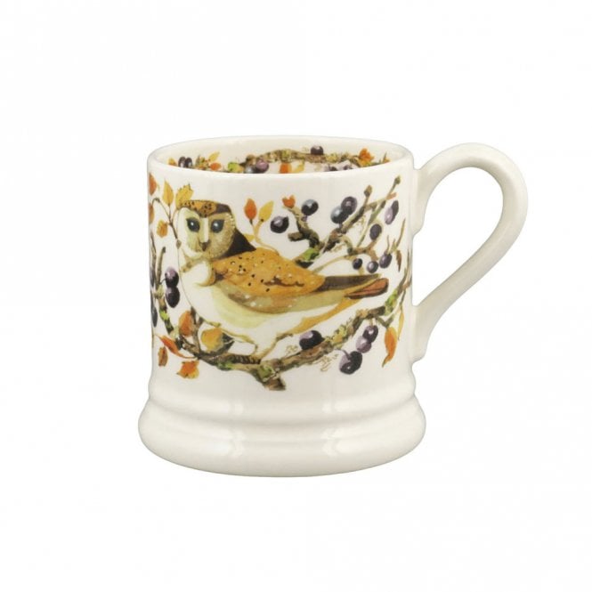 Emma Bridgewater Owl In Sloe Berries Half Pint Mug