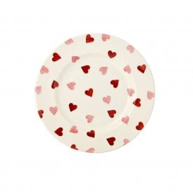 Pink Hearts 8.5 inch Plate