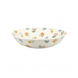 Poppies & Pinks Medium Dish