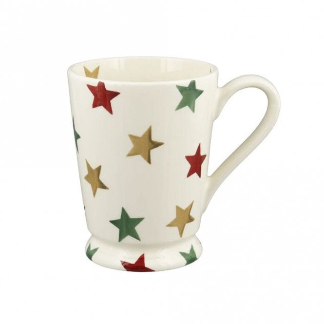 Emma Bridgewater Red, Green and Gold Stars Cocoa Mug