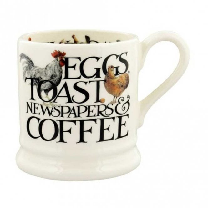 Emma Bridgewater Rise & Shine Eggs and Toast Half Pint Mug