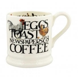 Rise & Shine Eggs and Toast Half Pint Mug