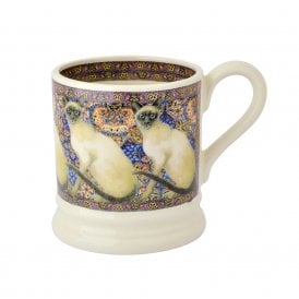 Siamese Cat Half Pint Mug