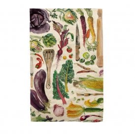Vegetable Garden Tea Towel