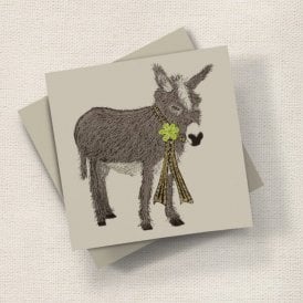 Donkey Glitter Card