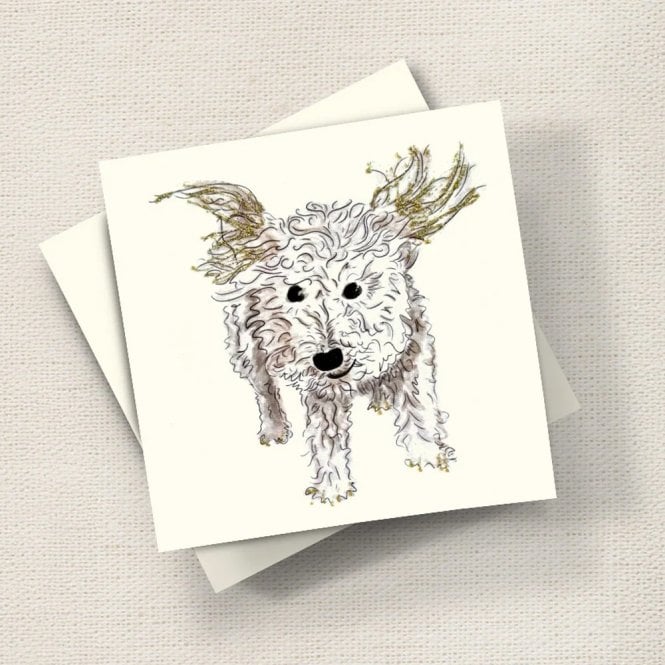 English Graphics Scouty Dog Glitter Card
