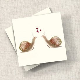 Snail Love Glitter Card