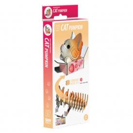 Build Your Own 3D Model Cat - Pumpkin