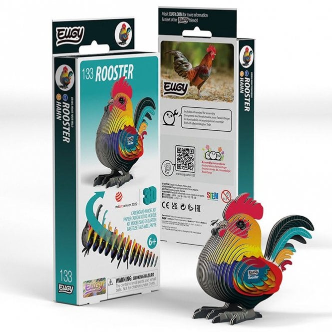 EUGY Build Your Own 3D Model Rooster