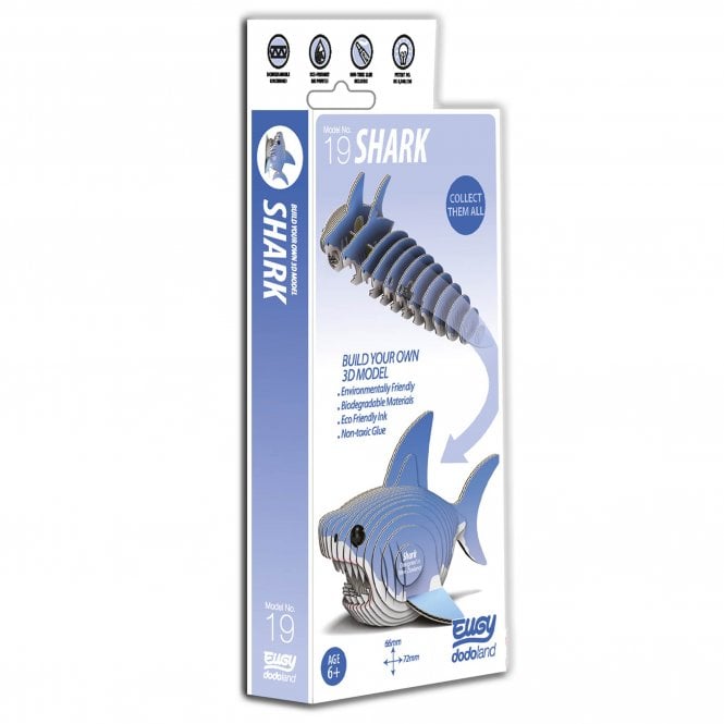 EUGY Build Your Own 3D Model Shark