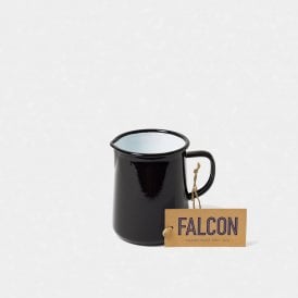 Enamel One Pint Jug Coal Black