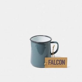 Enamel One Pint Jug Pigeon Grey