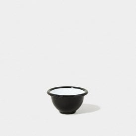 Enamel Pinch Pot Coal Black