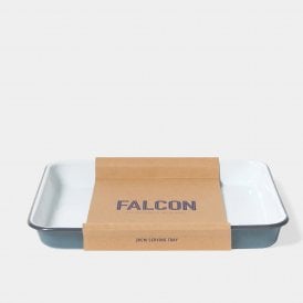Enamel Serving Tray Pigeon Grey