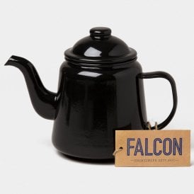 Enamel Teapot Coal Black