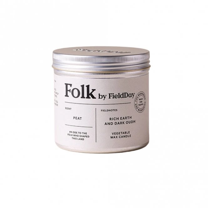 FieldDay Peat Folk Tin Candle