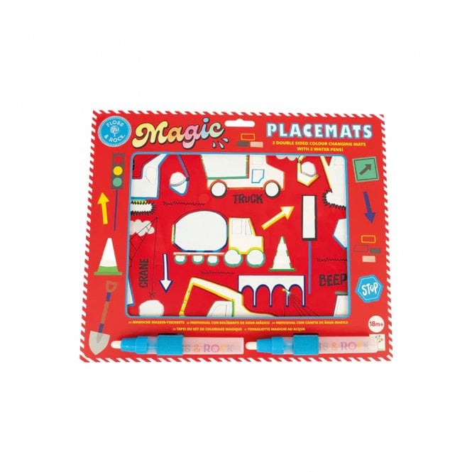 Floss & Rock Magic Water Placemats - Construction