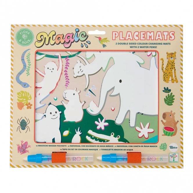 Floss & Rock Magic Water Placemats - Jungle