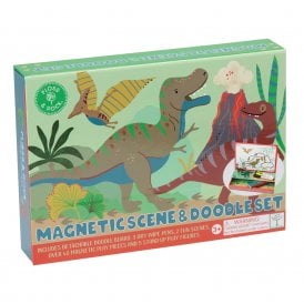 Magnetic Scene and Doodle Set - Dinosaur