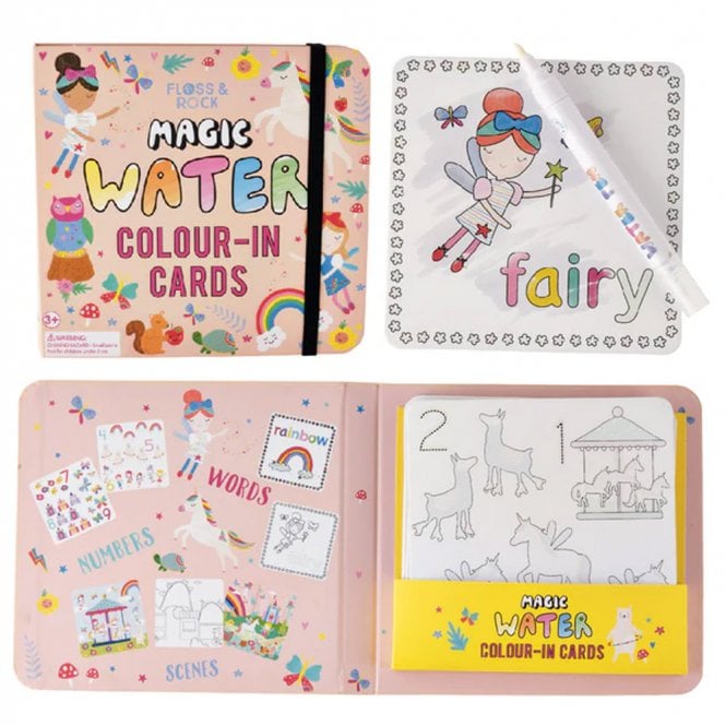 Floss & Rock Rainbow Fairy Magic Colour Changing Water Cards