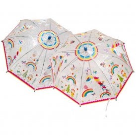 Rainbow Fairy Transparent Colour Changing Umbrella