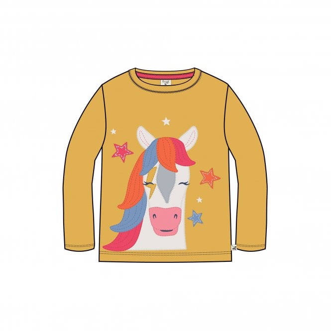 Frugi Bumblebee Yellow Horse Adventure Circular Top