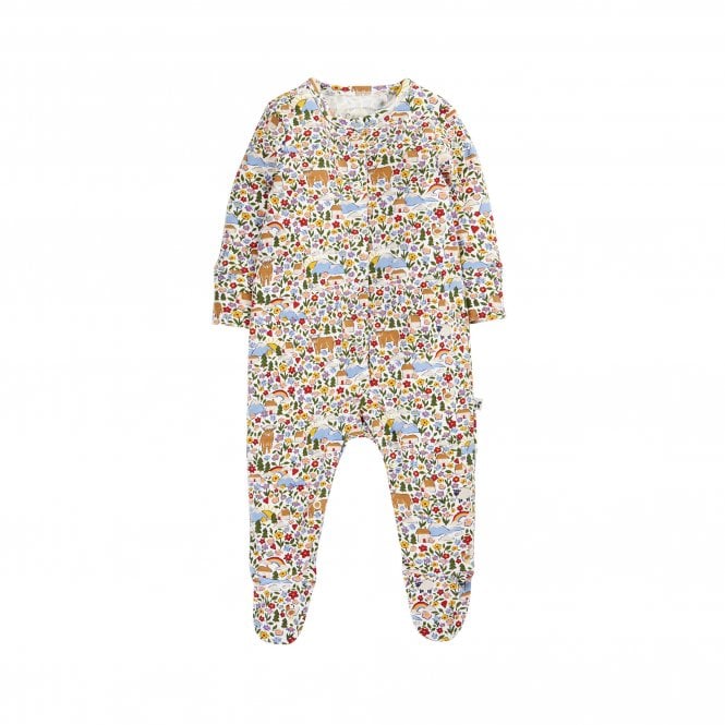 Frugi Highland Fields Lovely Babygrow