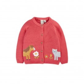 Rhubarb Pals Colby Cardigan