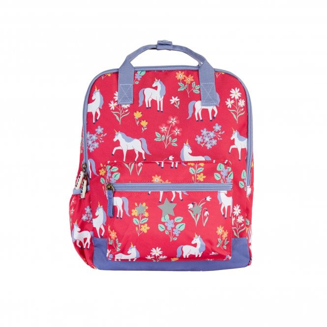 Frugi Rose Floral Unicorn Explorers Backpack