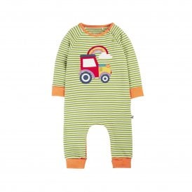 Strath Stripe Tractor Rowan Romper