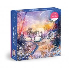 Enchanted Snowfall 1000 Piece Foil Jigsaw Puzzle