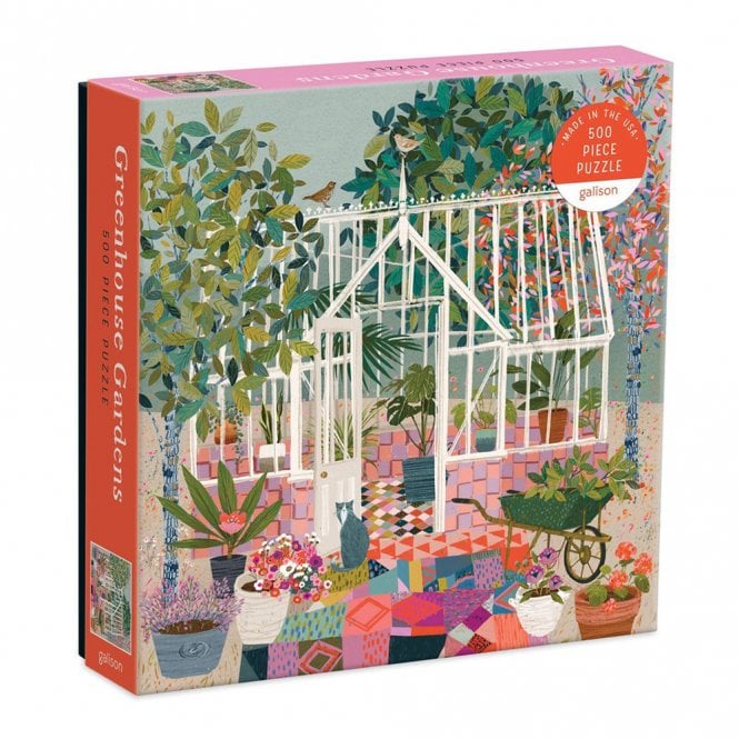 Galison Greenhouse Gardens 500 Piece Jigsaw Puzzle