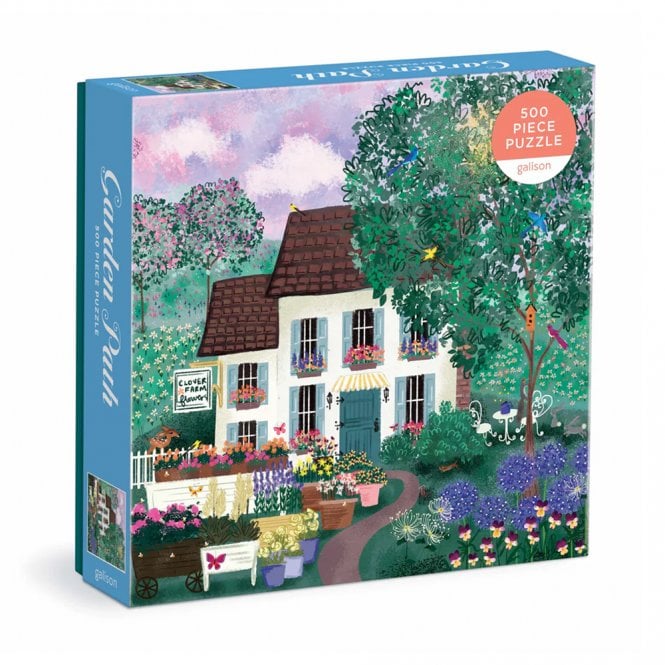 Galison Joy Laforme Garden Path 500 Piece Puzzle