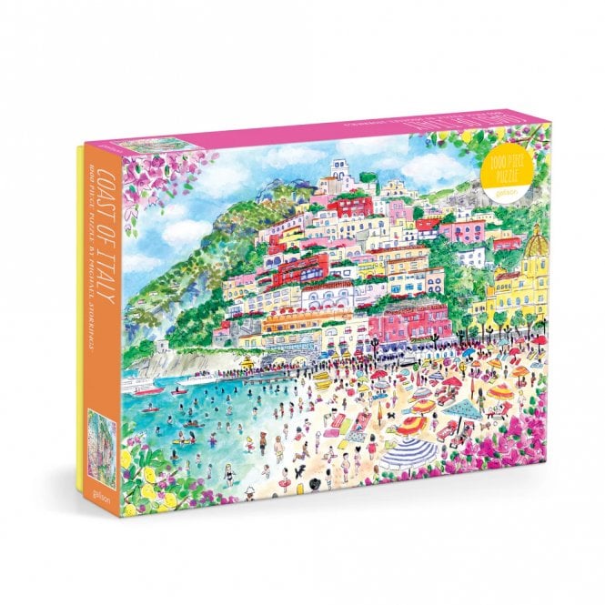 Galison Michael Storrings Coast of Italy 1000 Piece Puzzle