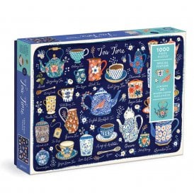Tea Time 1000 Piece Jigsaw Puzzle with Shaped Pieces