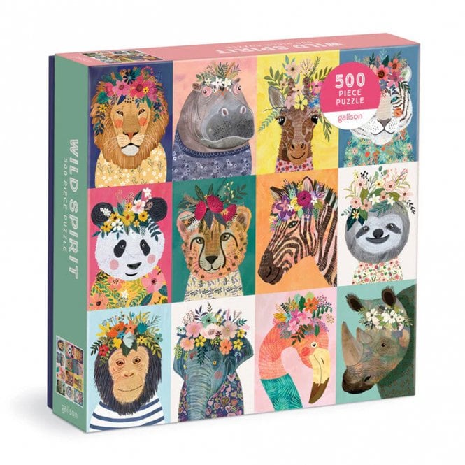 Galison Wild Spirit 500 Piece Puzzle