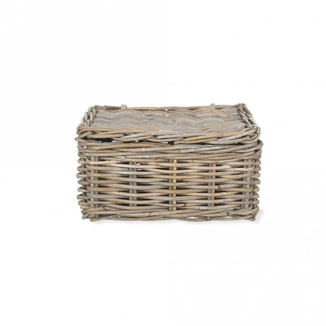 Garden Trading Bembridge Rattan Storage Basket with Lid - Large