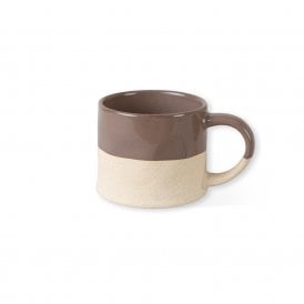 Bladon Half Glazed Stonewear Cocoa Mug