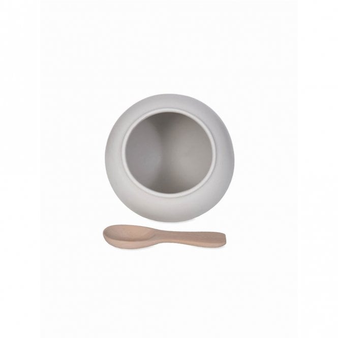 Garden Trading Ceramic Salt Cellar with Wooden Spoon