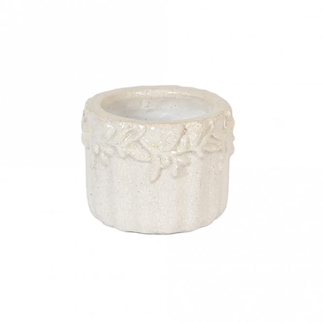 Garden Trading Cetara White Pot 13cm