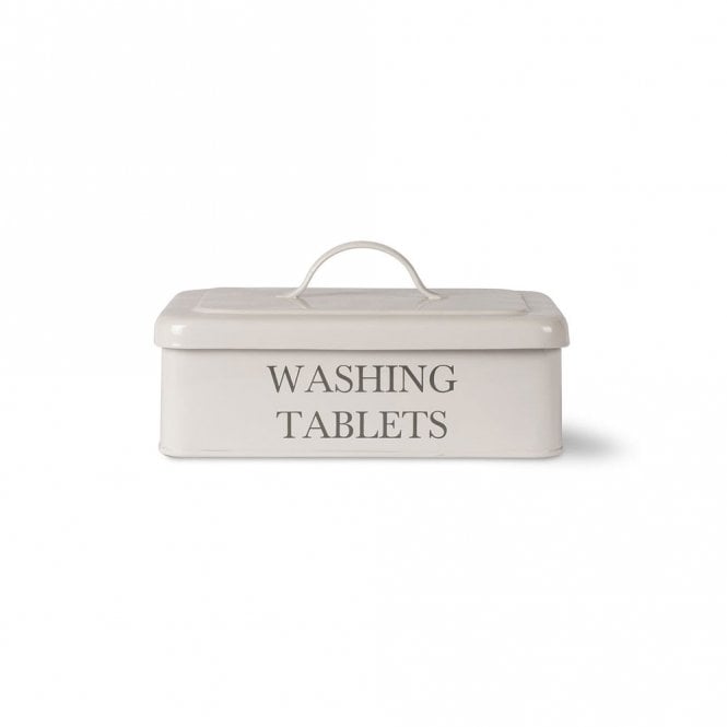 Garden Trading Chalk Steel Washing Tablet Box