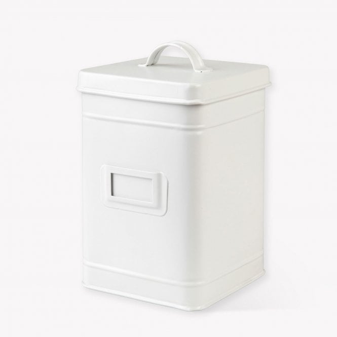 Garden Trading Classic Lily White Steel Storage Tin