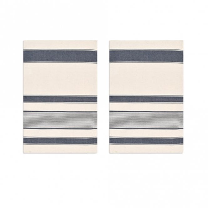 Garden Trading Colesbourne Ink Stripe Tea Towel Set of 2