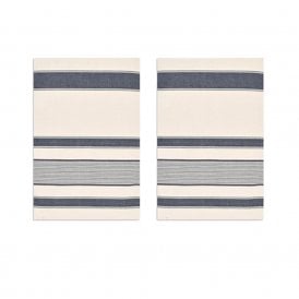 Colesbourne Ink Stripe Tea Towel Set of 2