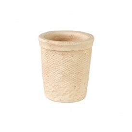 Dursley Textured Stone Plant Pot 10.5cm