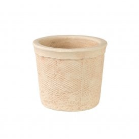 Dursley Textured Stone Plant Pot 16cm
